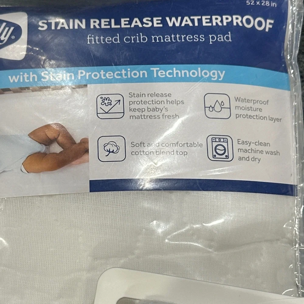 3 pc new lot baby Crib waterproof allergy Mattress pad Protection Set SEALLY